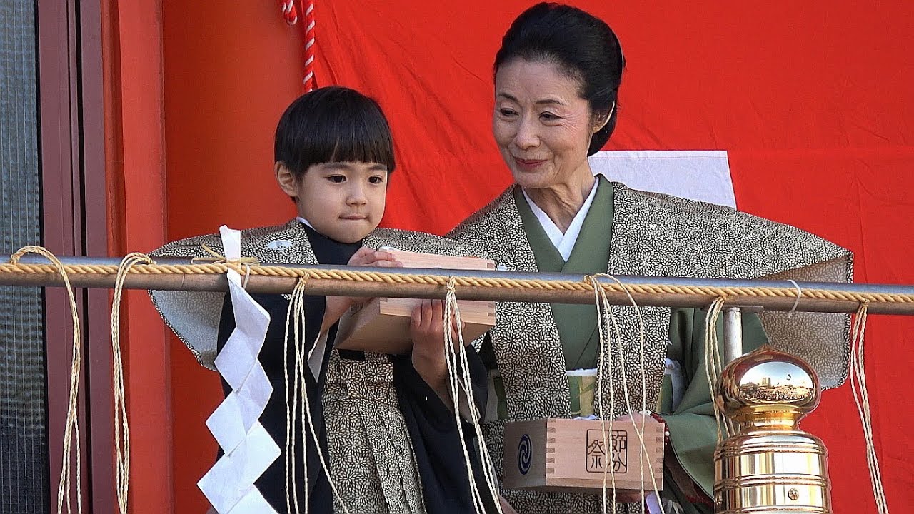 【4K】『富司純子さん＆ 眞秀（まほろ）くん 登場！』「節分祭 豆まき式 Setsubun Mamemaki」 2017.2.03 @神田明神 Kanda-myojin Shrine
