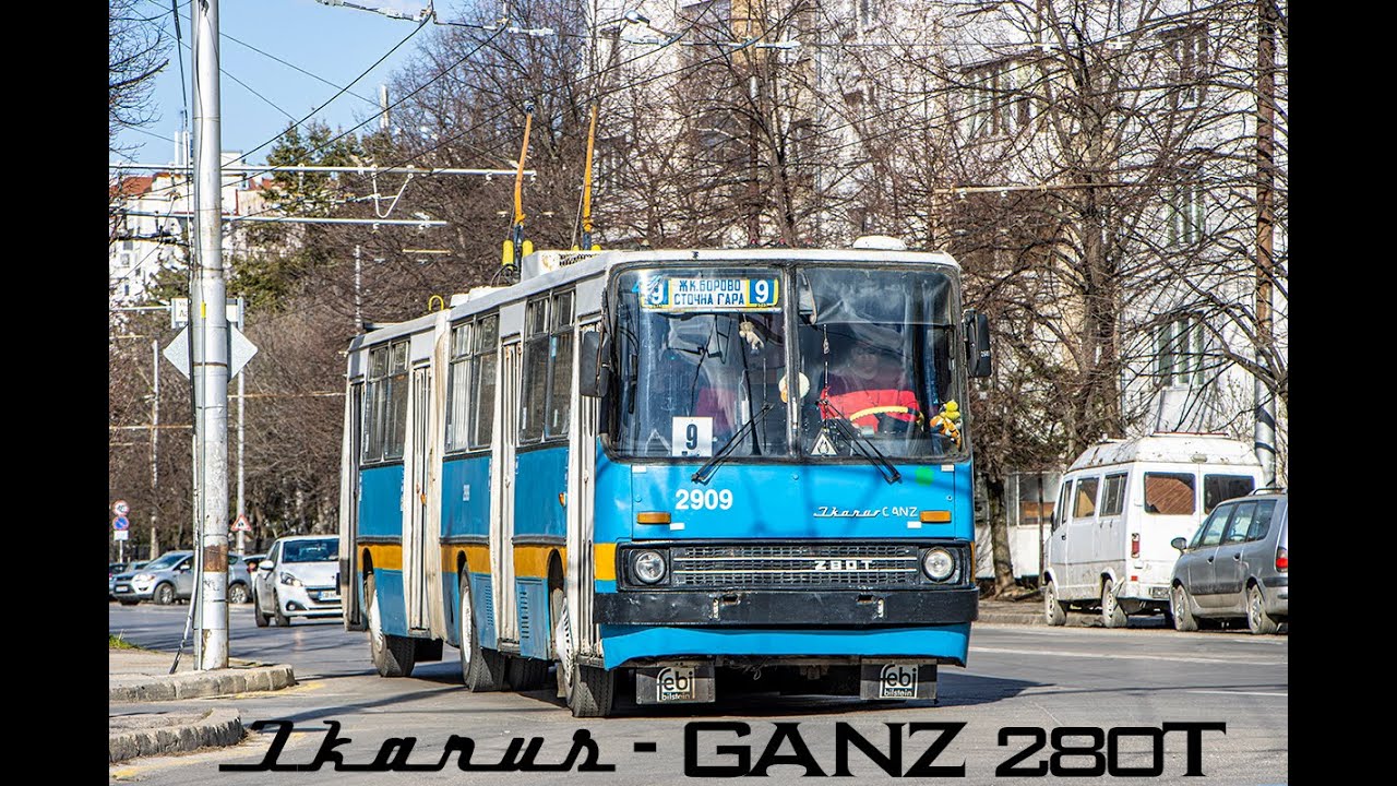 4K 🇧🇬 Retro Buses Bulgaria: 🚎 Ikarus 280.92T - Ganz. Last days of blue dragons in Bulgaria!