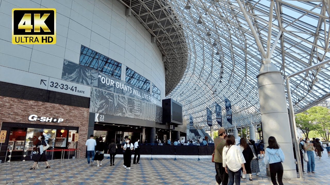 【4K】東京ドーム周辺をぶらり | Take a walk around Tokyo Dome | Japan 2022 | DJI Pocket 2