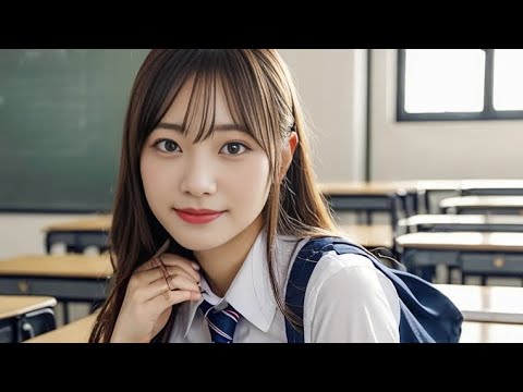 4K AI Art Japanese School Girls Lookbook!