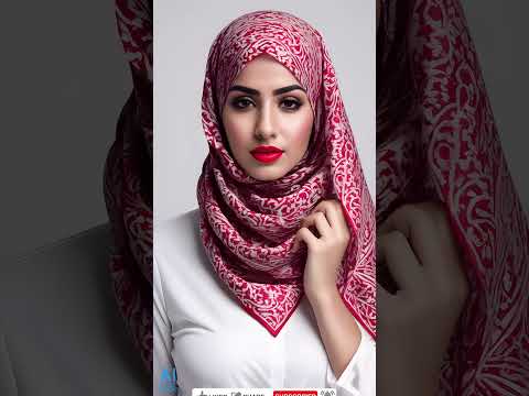 4K AI Art Lookbook Video of Arabian AI Girl ｜ Beautiful Arab Girl Dress Showcase