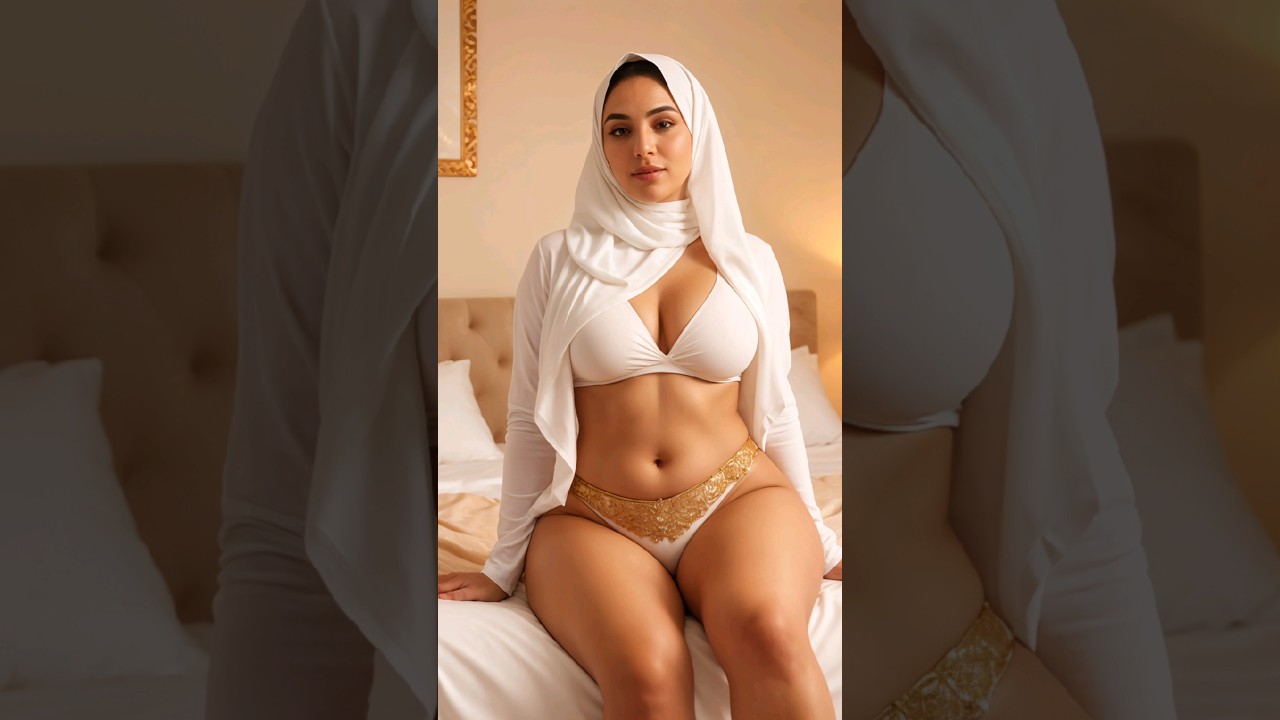 4k AI Art Lookbook Video of Arabian AI Girls #short #shorts #aiart #hijab