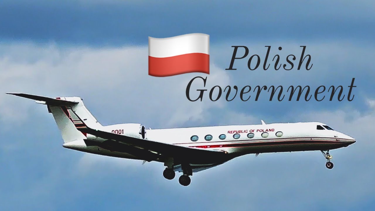 (4K) Polish Government Gulfstream G550 landing at [SDF/KSDF] Louisville