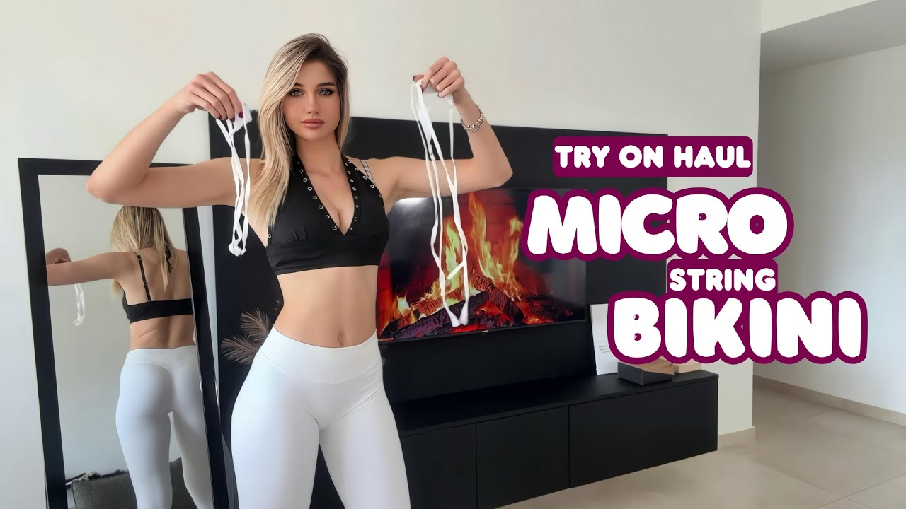 [4K TRY ON HAUL] Bikini Try-On Haul | See Every Detail in 4K