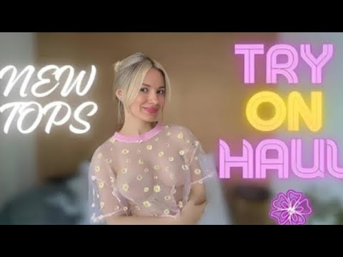 4K Try on Haul Transparent Clothes | No Bra Challenge 2024 Trend New #fashionhaul