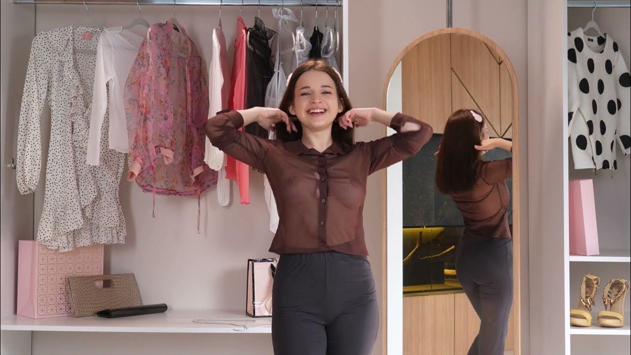 4K Try on Haul with Liza | No Bra Dresses | Summer Outfit 2024