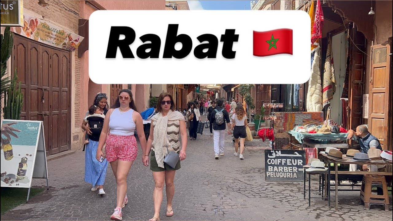 4K-🚶‍♂️Walking Through Rabat 🇲🇦 | Morocco’s Stunning Capital of Africa! Hidden Gems & Culture Tour