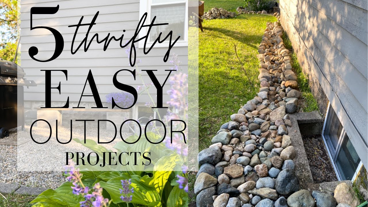 5 EASY Thrifty Outdoor DIY Projects