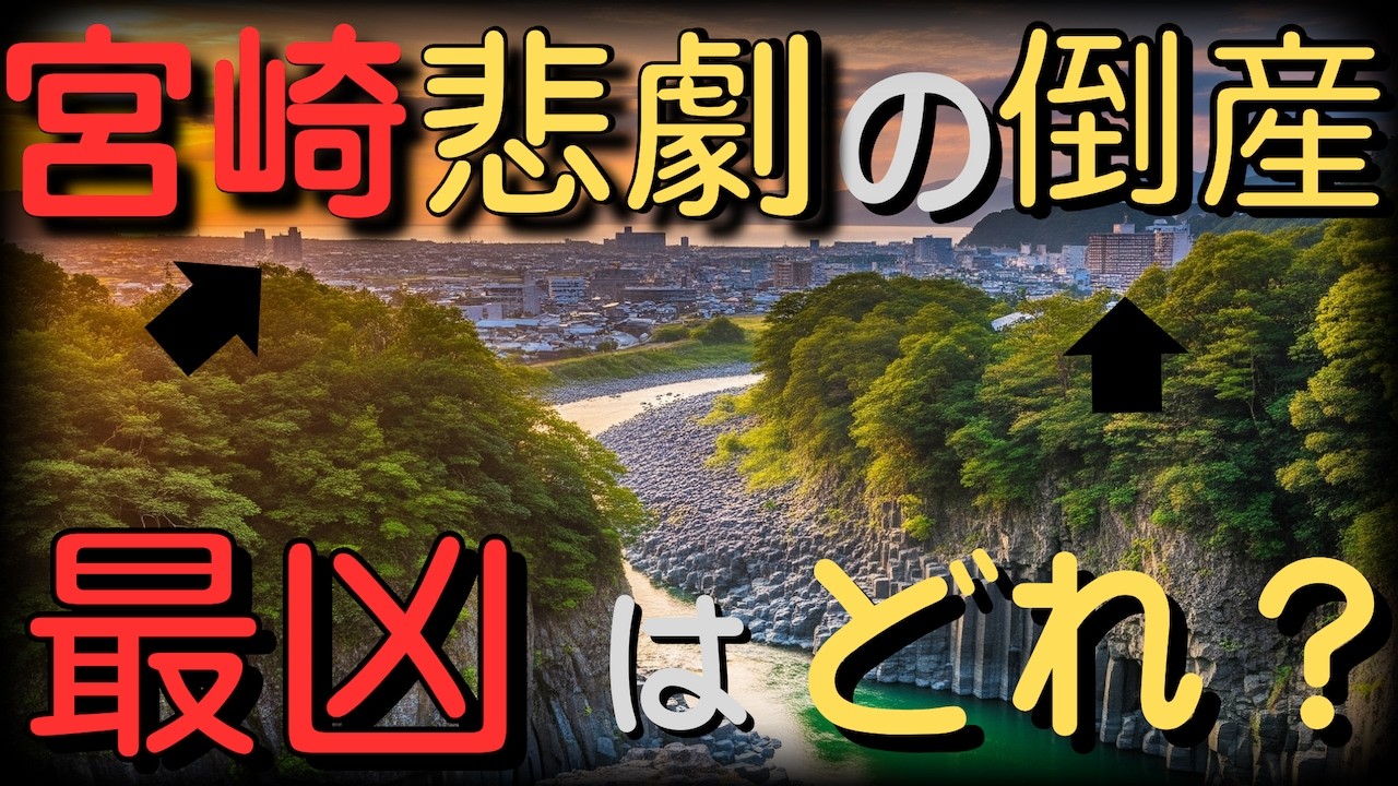 宮崎県の倒産厳選１5選！誰も教えてくれないその内幕とは？【ゆっくり解説】