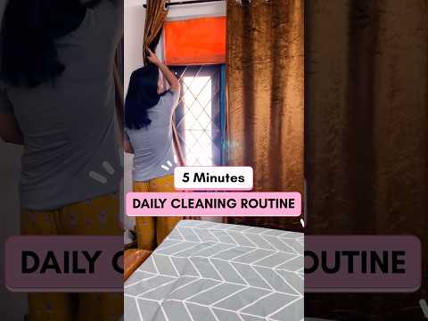 5 Minutes Morning Cleaning Routine #cleaningmotivation #cleaningroutine #morningroutine #minivlog