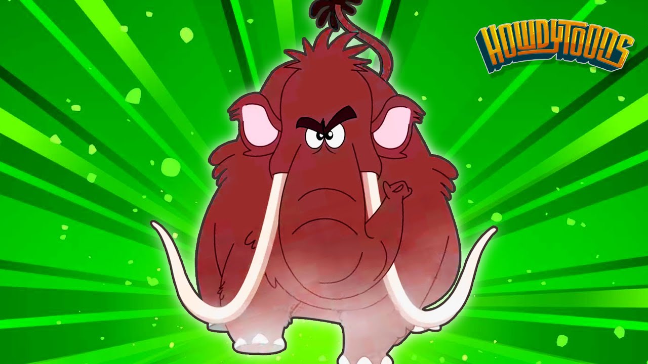 5 Woolly Mammoths and Cinco Mamuts Lanudos - Woolly Mammoth Songs in English y Español by Howdytoons