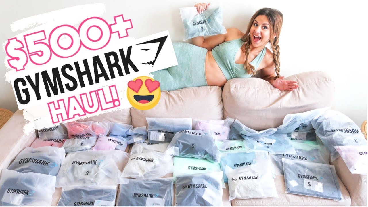 $500+!! GYMSHARK SUMMER SALE HAUL 2019 | UNBOXING & TRY ON | ASHLEY GAITA #gymshark