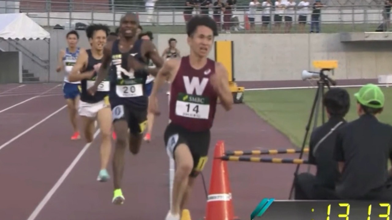 【日本インカレ】男子5000m 山口智規が優勝！早稲田大学