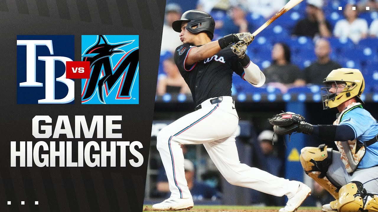 レイズ対マーリンズ戦ハイライト（5/16/25）| MLBハイライト