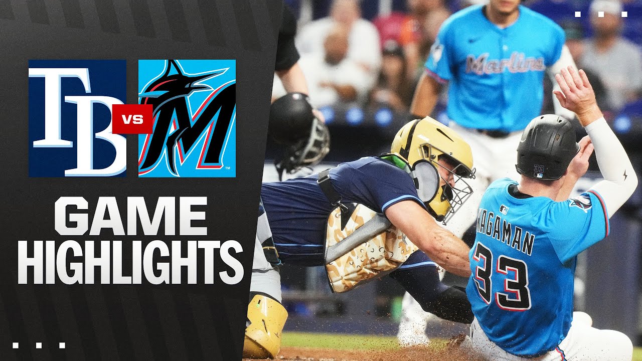 レイズ対マーリンズ戦ハイライト（5/18/25）| MLBハイライト