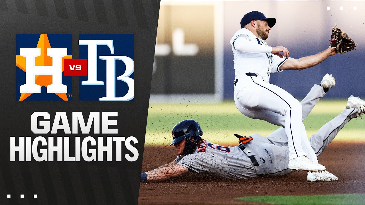 アストロズ対レイズ戦ハイライト（5/19/25）| MLBハイライト