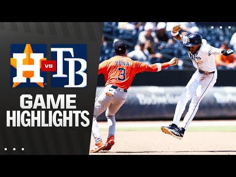 アストロズ対レイズ戦ハイライト（5/21/25）| MLBハイライト