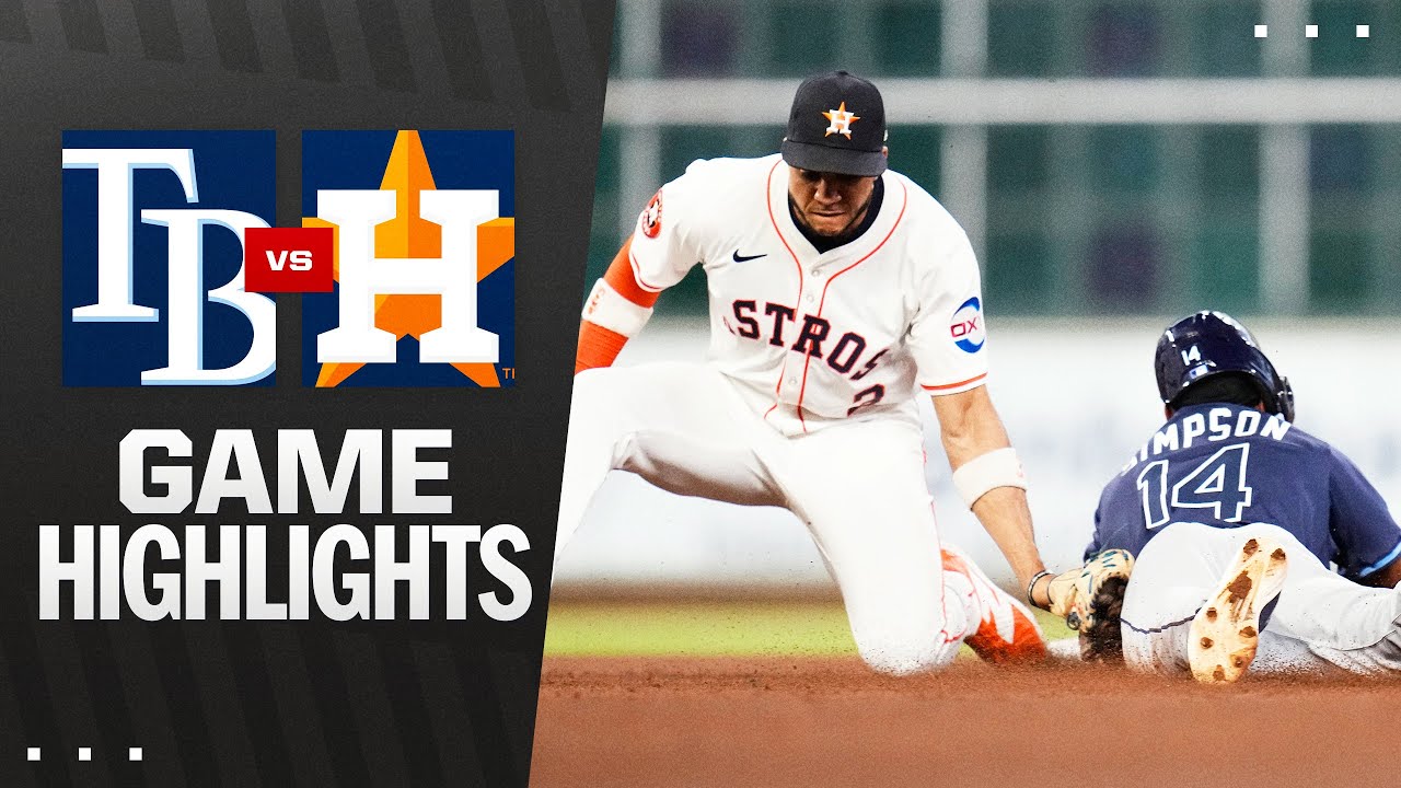 レイズ対アストロズ戦ハイライト（5/29/25）| MLBハイライト