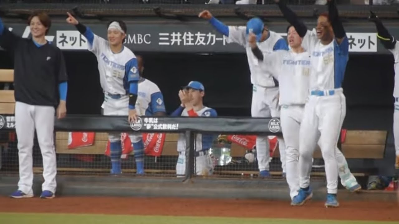 5/31 矢澤選手　同点タイムリー！　ベンチの様子