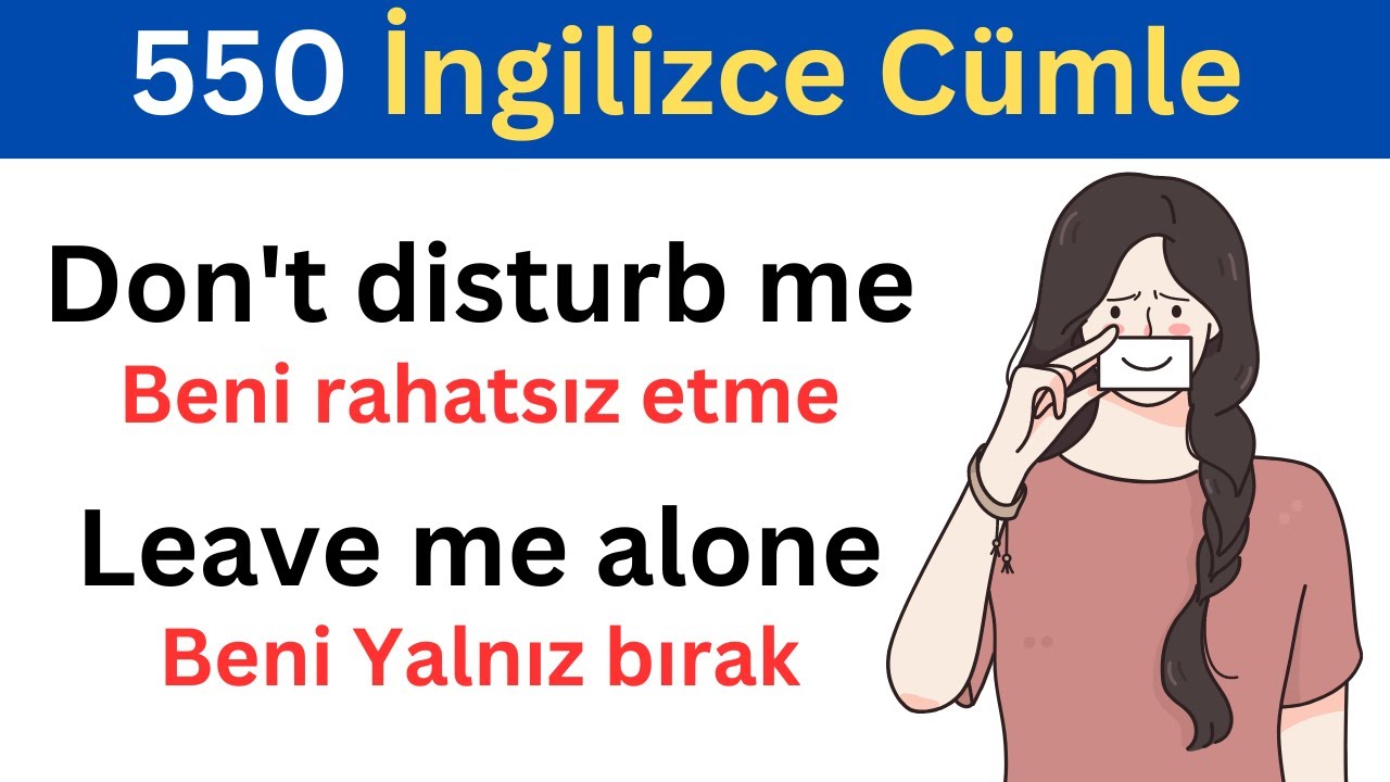 550 İngilizce Cümle Sizin İngilizcenizi Harika Yapacaktır - Selam English