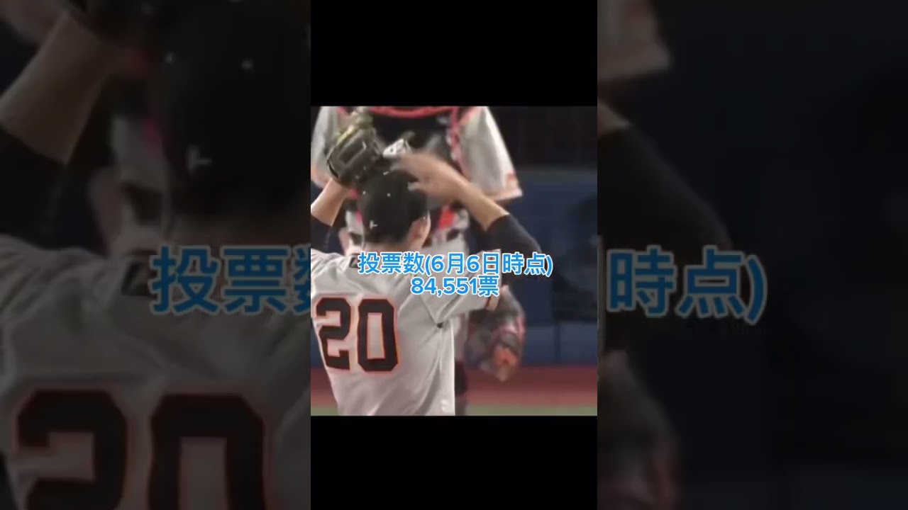 オールスター人気投票セリーグ捕手5人(6月6日時点)#プロ野球 #npb #オールスター #甲斐拓也 #坂本誠志郎 #shorts #short
