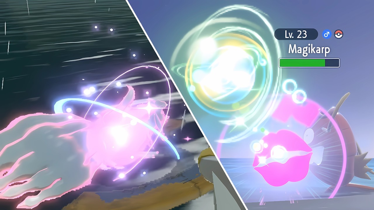 #577 Draining Kiss Animation Showdown - Legends: Arceus VS Scarlet & Violet!