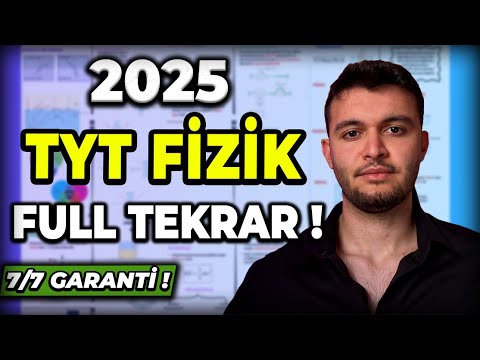 5803 SANİYEDE TYT FİZİK 7/7 GARANTİSİ VERİYORUM 🔥 | 2025 TYT FİZİK SON TEKRAR !