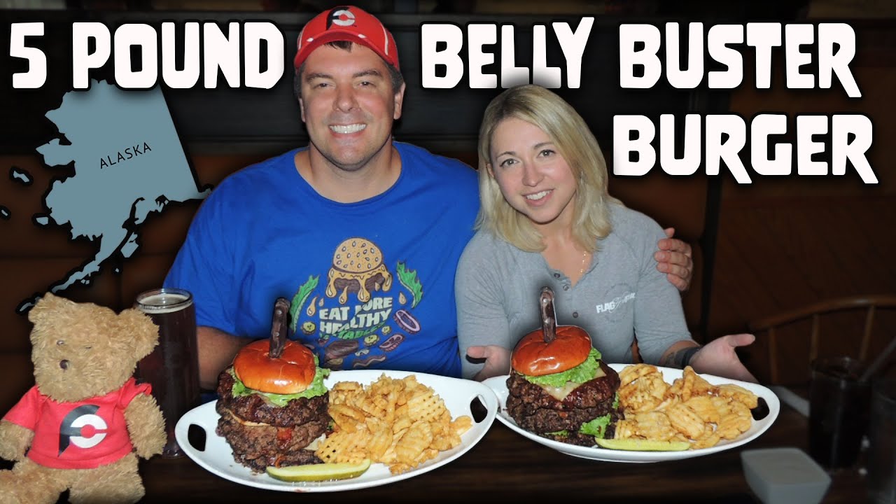 5LB BELLY-BUSTER BURGER CHALLENGE ft. Randy Santel