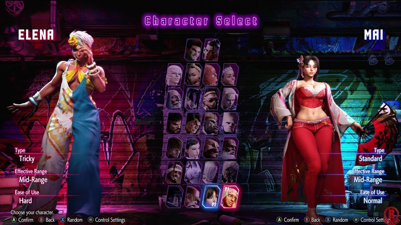 ストリートファイター6 - 全キャラクター＆衣装＋ステージ＆DLC（エレナ＆衣装3）*更新*