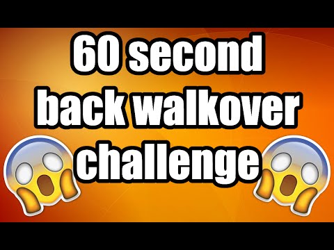 60 back walkover challenge || Jess & Naomi