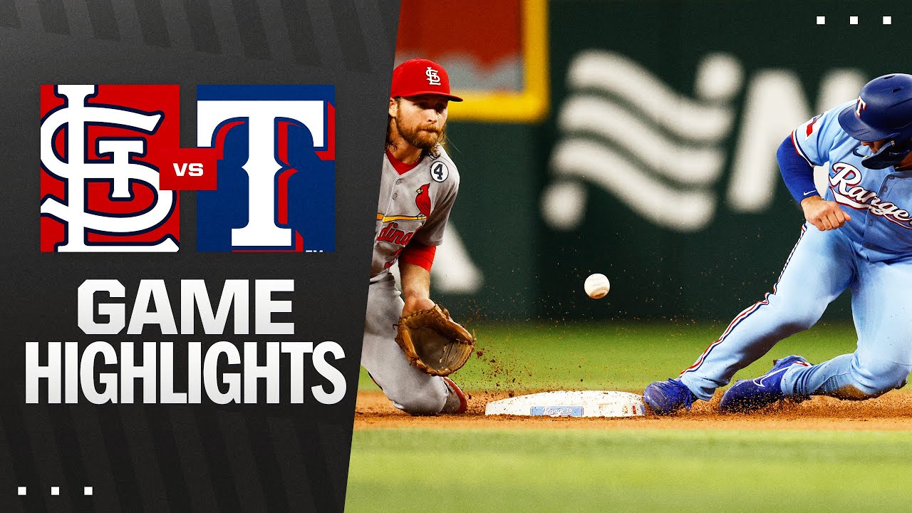カージナルス対レンジャーズ戦ハイライト（6/1/25）| MLBハイライト