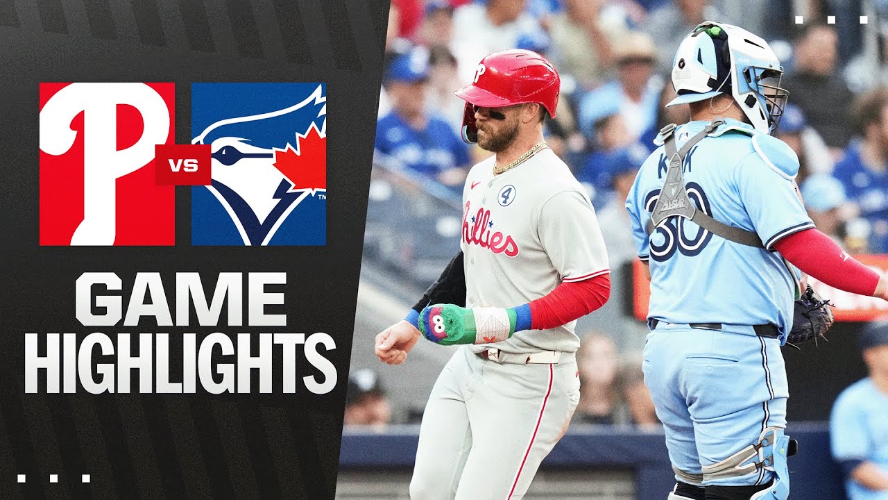 フィリーズ対ブルージェイズ戦ハイライト（6/3/25）| MLBハイライト