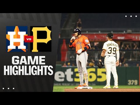 アストロズ対パイレーツ戦ハイライト（6/5/25）| MLBハイライト