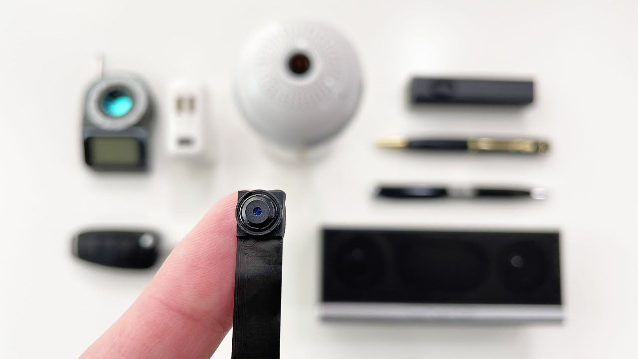7 Crazy TINY Hidden Spy Cameras! 📷