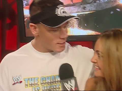 (720pHD): WWE RAW 06/27/2005 - Maria Interviews John Cena