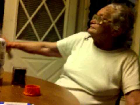 75 year old granny twerks