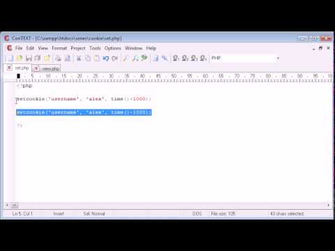 76   Deleting Cookies with PHP   PHP Tutorials