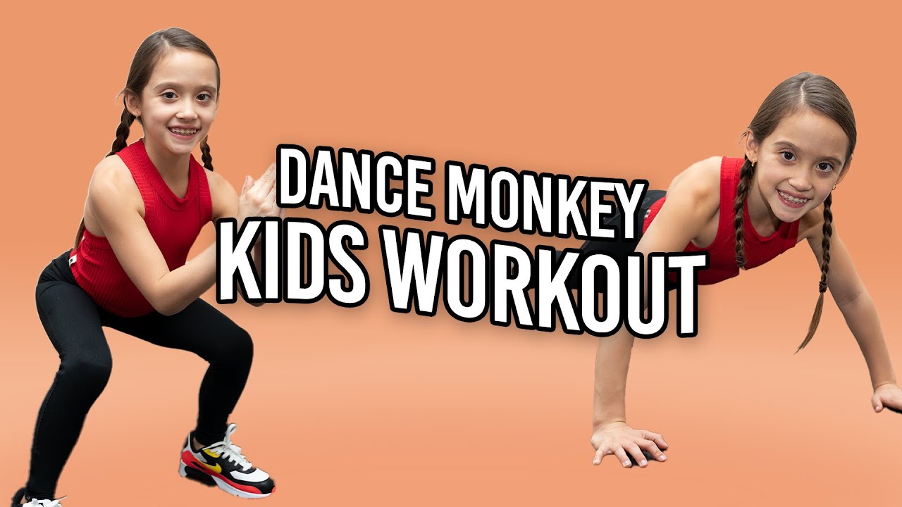 8 Year Old Leads TABATA Workout For Kids 💥