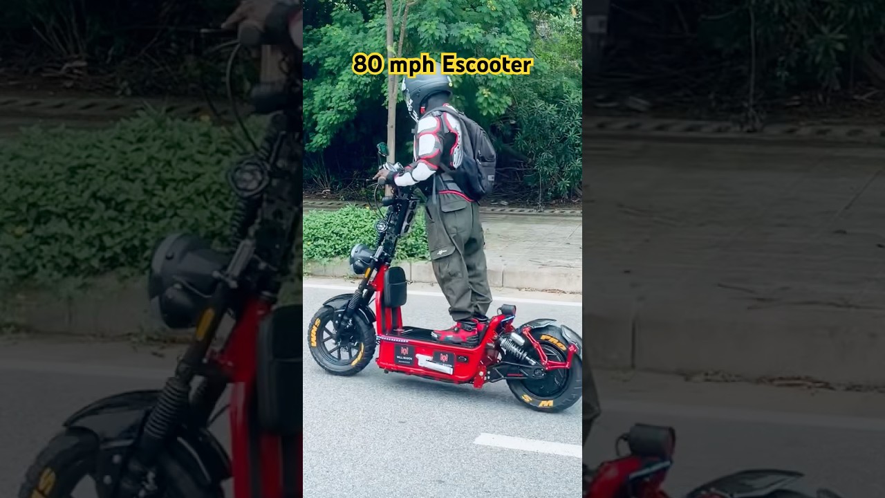 80 mph escooter Will Mason Mad Max #electricscooter #hyperscooter