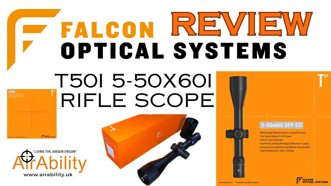 88. Falcon - T50i 5-50x60i ED Riflescope - REVIEW - Brand new first look!
