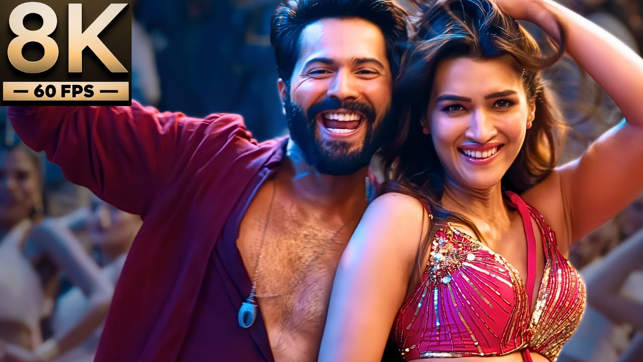 8K Remastered - Thumkeshwari | Kriti Sanon, Varun Dhawan | Bhediya