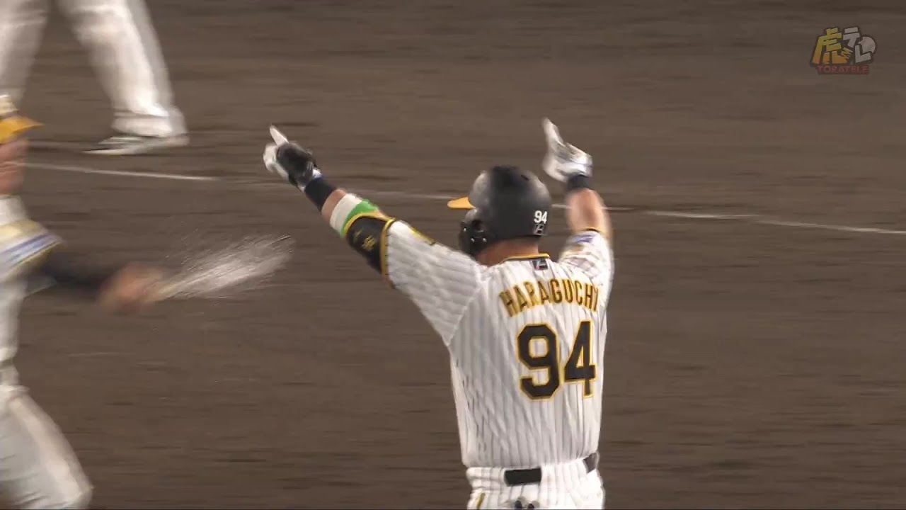 【劇的サヨナラ】9回裏、代打 #原口文仁 選手のライト同点タイムリーヒット！さらにエラーで2塁走者の #梅野隆太郎 選手がサヨナラのホームイン！【2024/7/7Ｔ－ＤＢ】