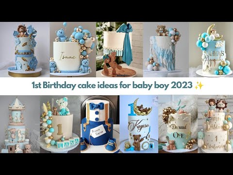 90+ Cake Designs for baby boy | 1st Birthday cake ideas #babyboy #1stbirthdaycake #cakedesignsforboy
