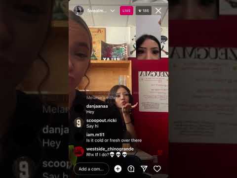 9/11/23- @forealmelanie cacagirl instagram live