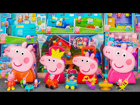 92 Minutes Satisfying with Unboxing Peppa Pig Click Pic Camera, Peppa's Case and Figures Review ASMR
