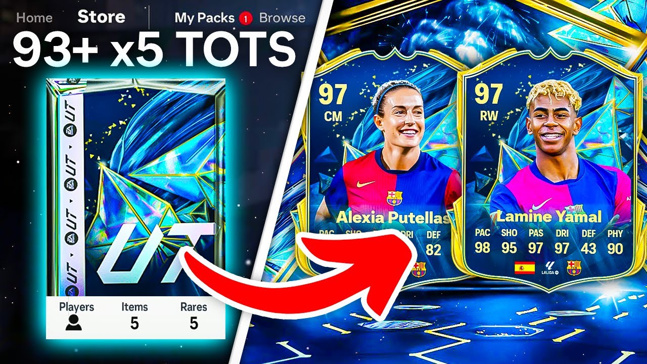 93+ x5 EFIGS TOTS PACKS! 🥳 FC 25 Ultimate Team