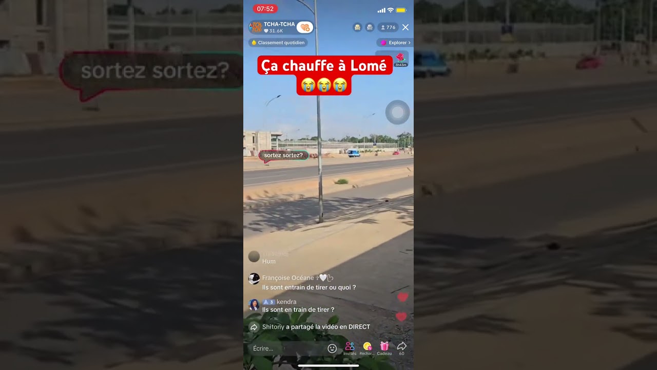 Ça chauffe à Lomé 😭😭 #togolais228 #togo #duet