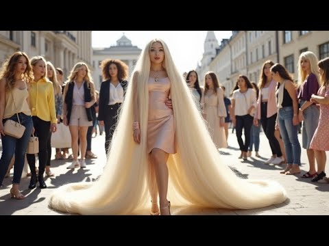 A DAY WITH HAIR DOWN TO THE GROUND | THEY STEP ON MY HAIR