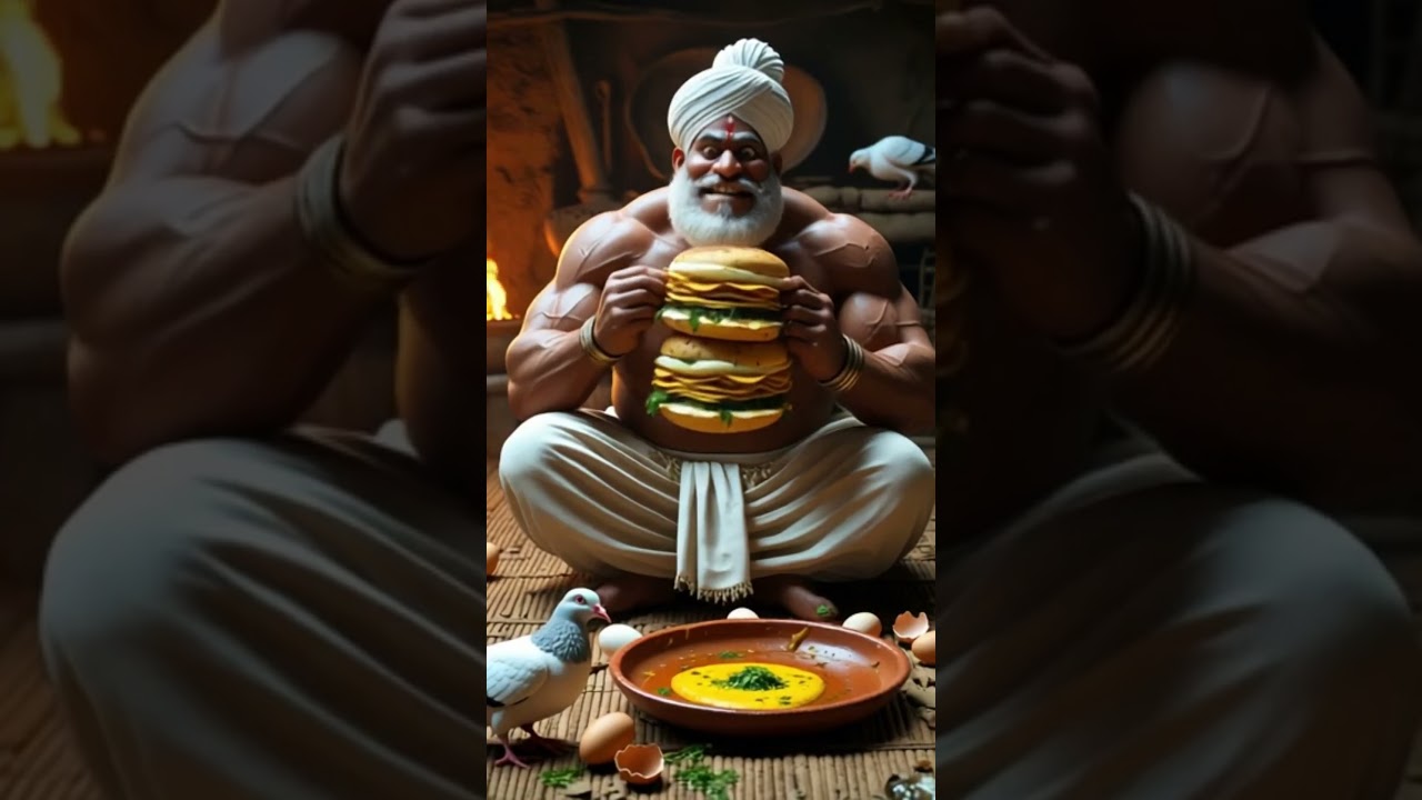 A Farmer Eats all the Omelettes #shorts #stories #storytime