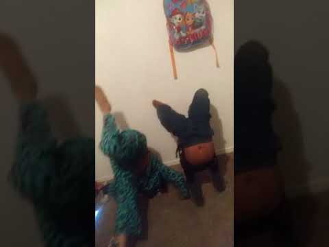 A handstand
